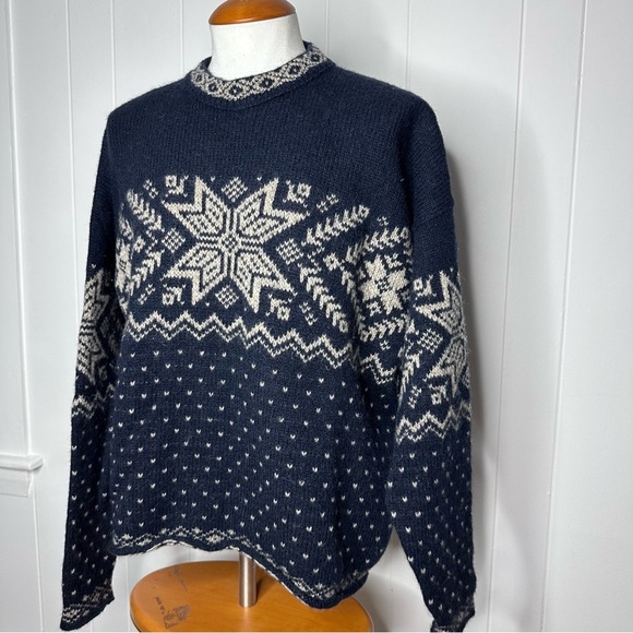 Demetre Snowflake Ski Winter Wool Knit Swetaer - Picture 7 of 9